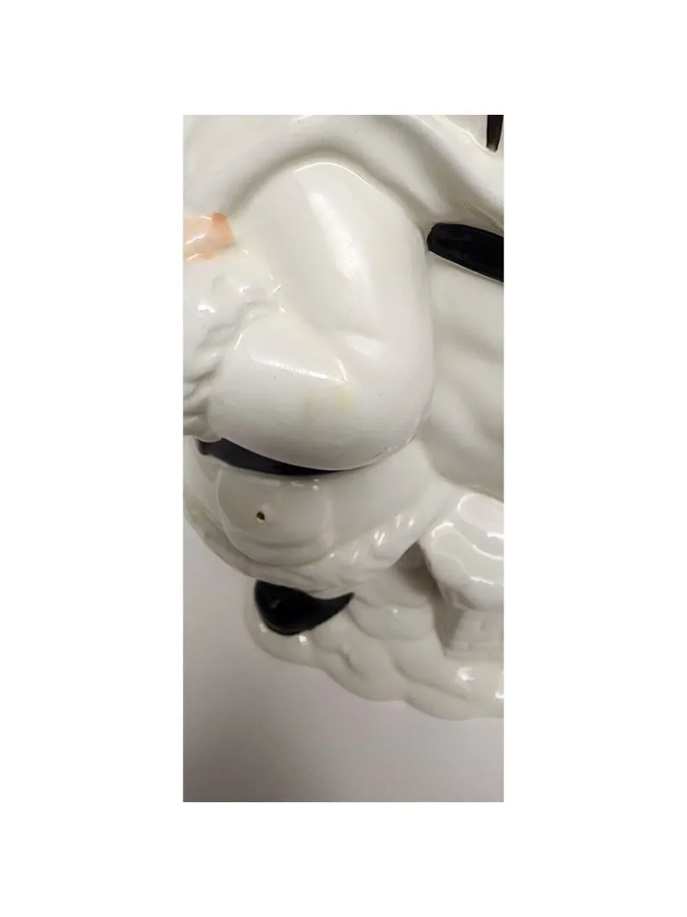 Home For The Holiday Porcelain Egg-Shaped Musical Box Revolving Nativity/Santa